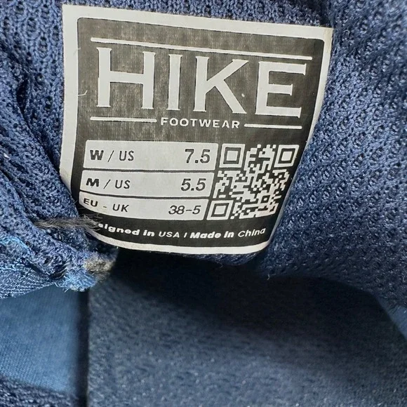 Hike Footwear HF Series II Cloud Women 7.5 Navy Blue NEW Barefoot Shoes Sneaker - Picture 7 of 9